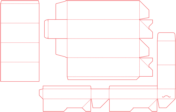 box design template