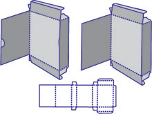STRAIGHT TUCK END BOOK STYLE Box